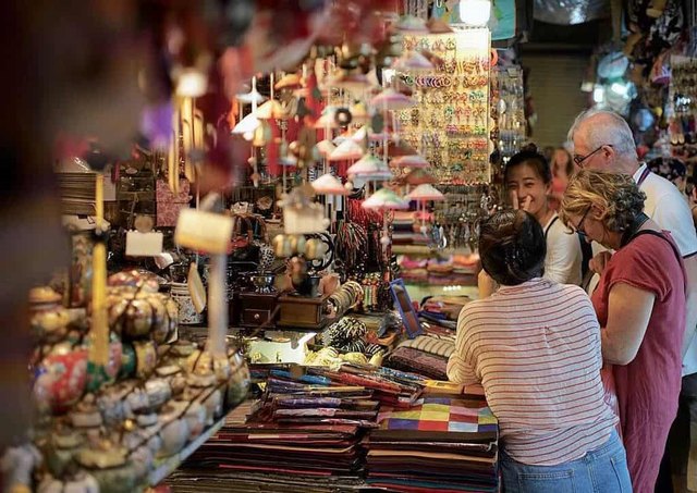 Ben Thanh market is full of Saigon souvenirs @edward_cheung