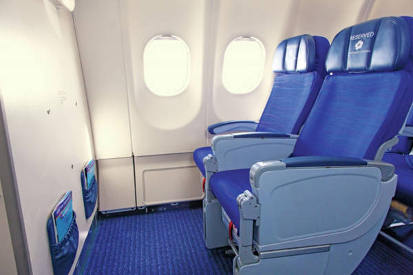 The seats next to the bulkheads will have more space to rest your legs