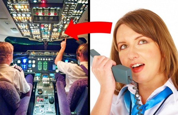 Pilots communicate with flight attendants through bulletproof doors