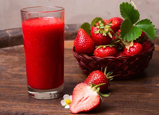 Dalat drinks - strawberry juice